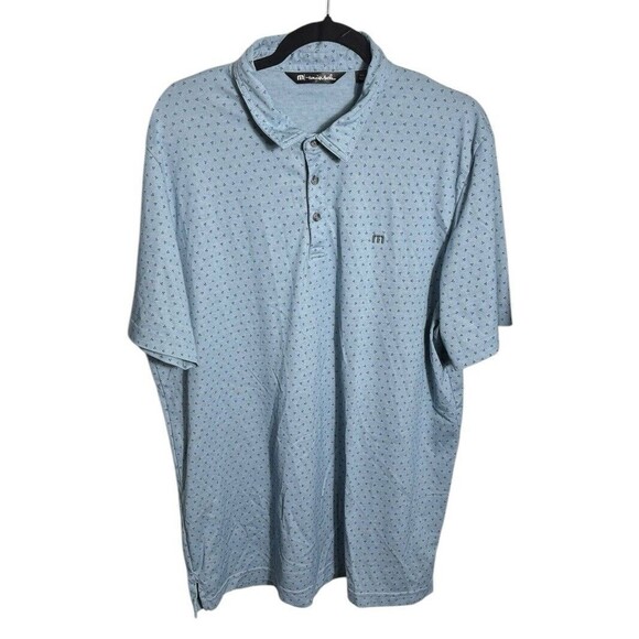 Travis Mathew Golf Polo Geometric Size XXL Preppy‎ - Picture 1 of 4